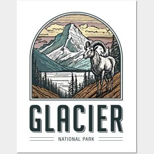 Glacier National Park Posters and Art